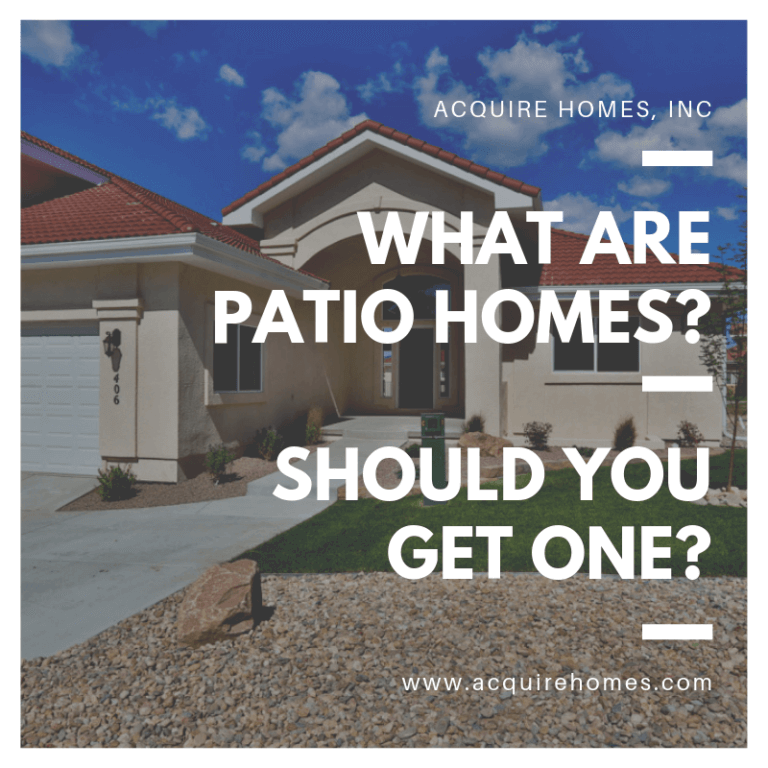 What Are Patio Homes